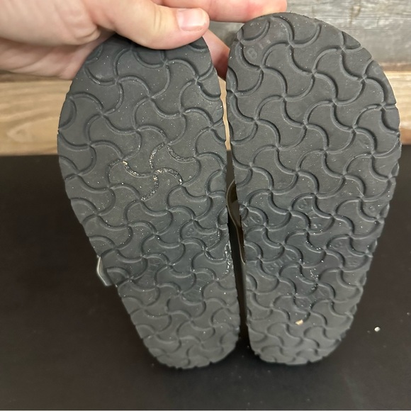 Birkenstock Women Sandals Shoes Gizeh Grey Silver Patent Leather EU 36 Thong - Picture 9 of 10